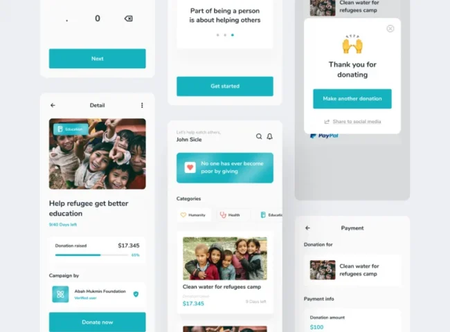Donation Mobile App Design and Research